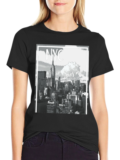 NYC Loves Me Black T-Shirt