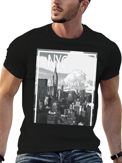 NYC Loves Me Black T-Shirt