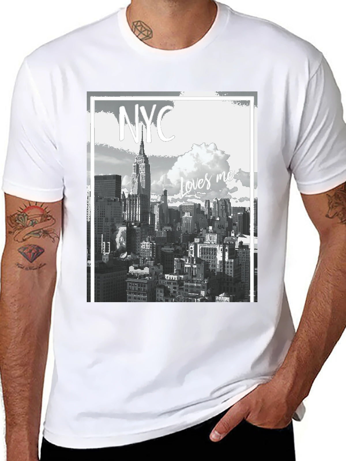 NYC Loves Me Black T-Shirt