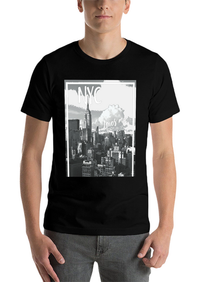 NYC Loves Me Black T-Shirt