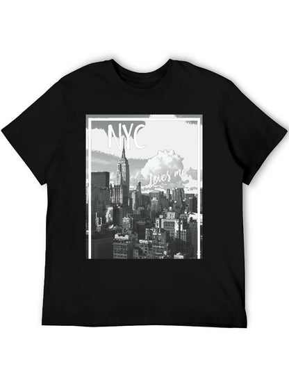 NYC Loves Me Black T-Shirt