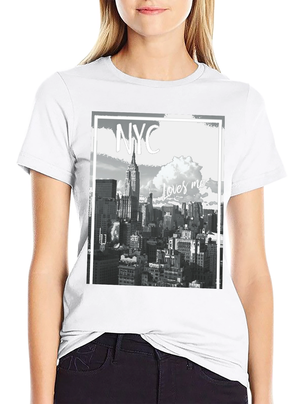 NYC Loves Me Black T-Shirt