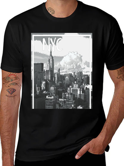 NYC Loves Me Black T-Shirt