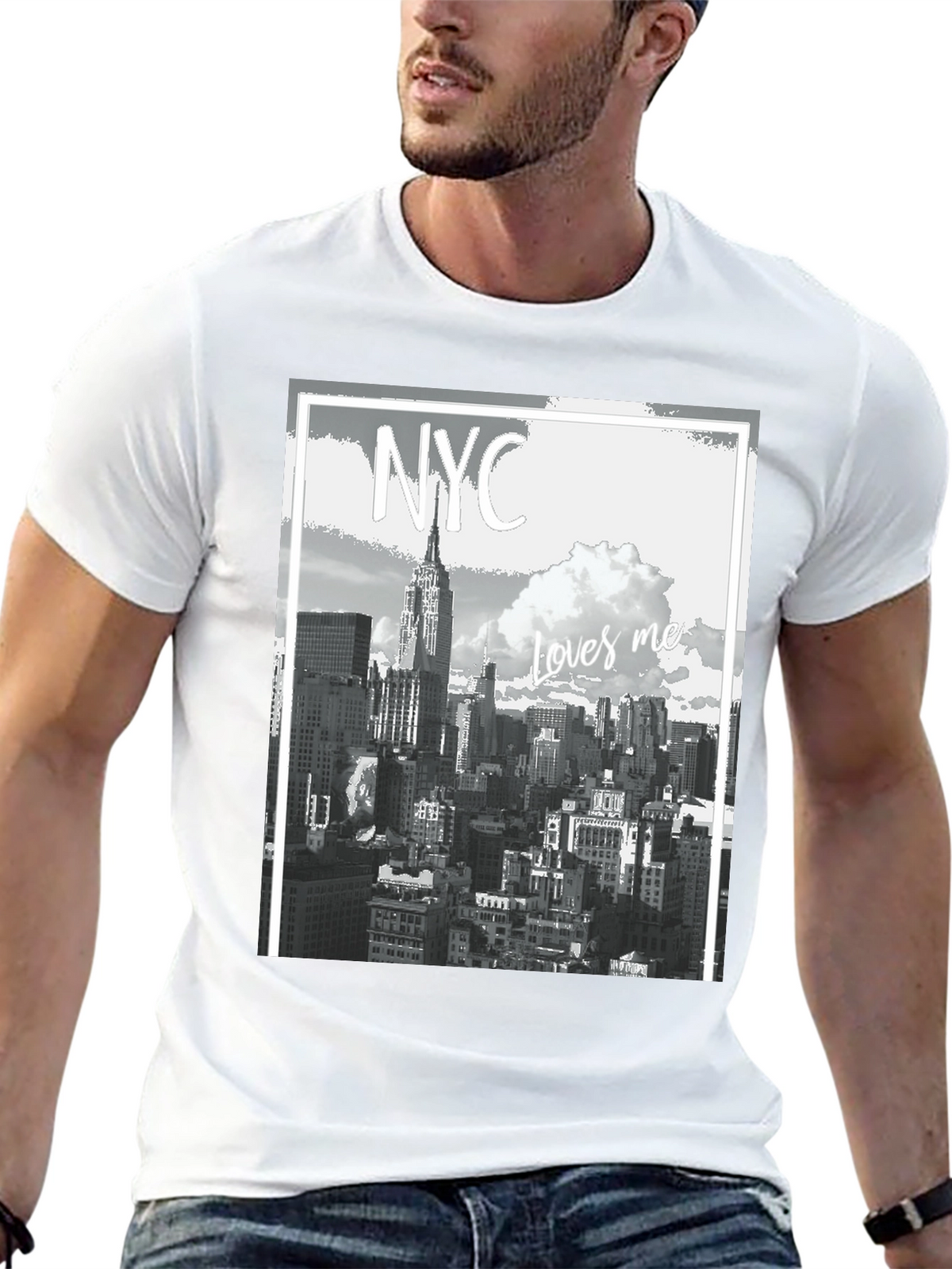NYC Loves Me Black T-Shirt