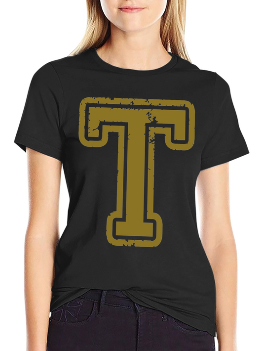 Letter T Graphic T-Shirt
