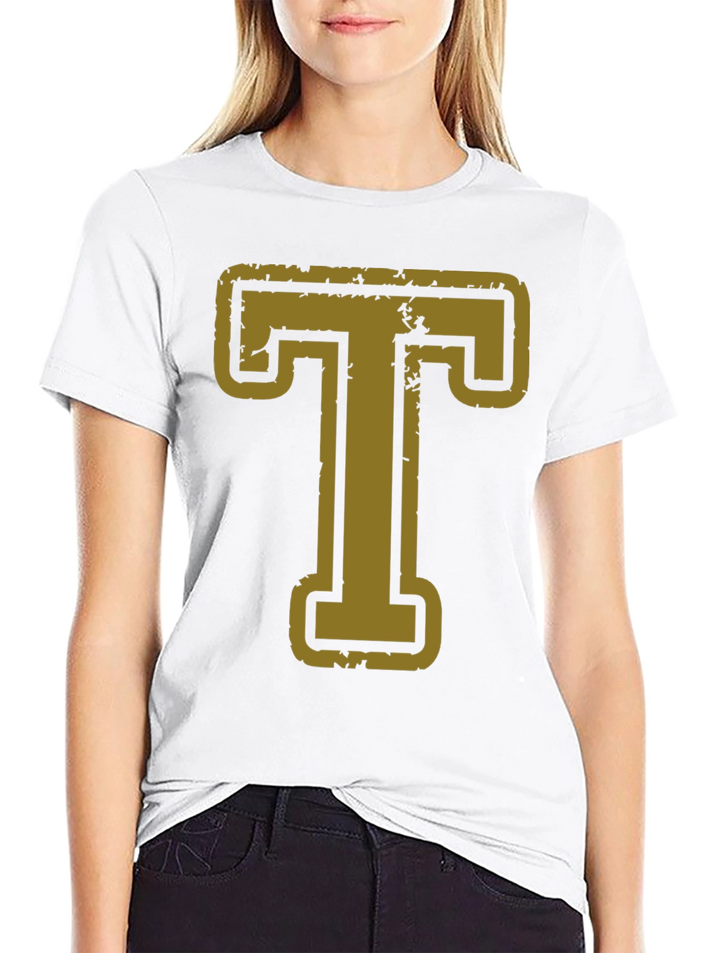 Letter T Graphic T-Shirt