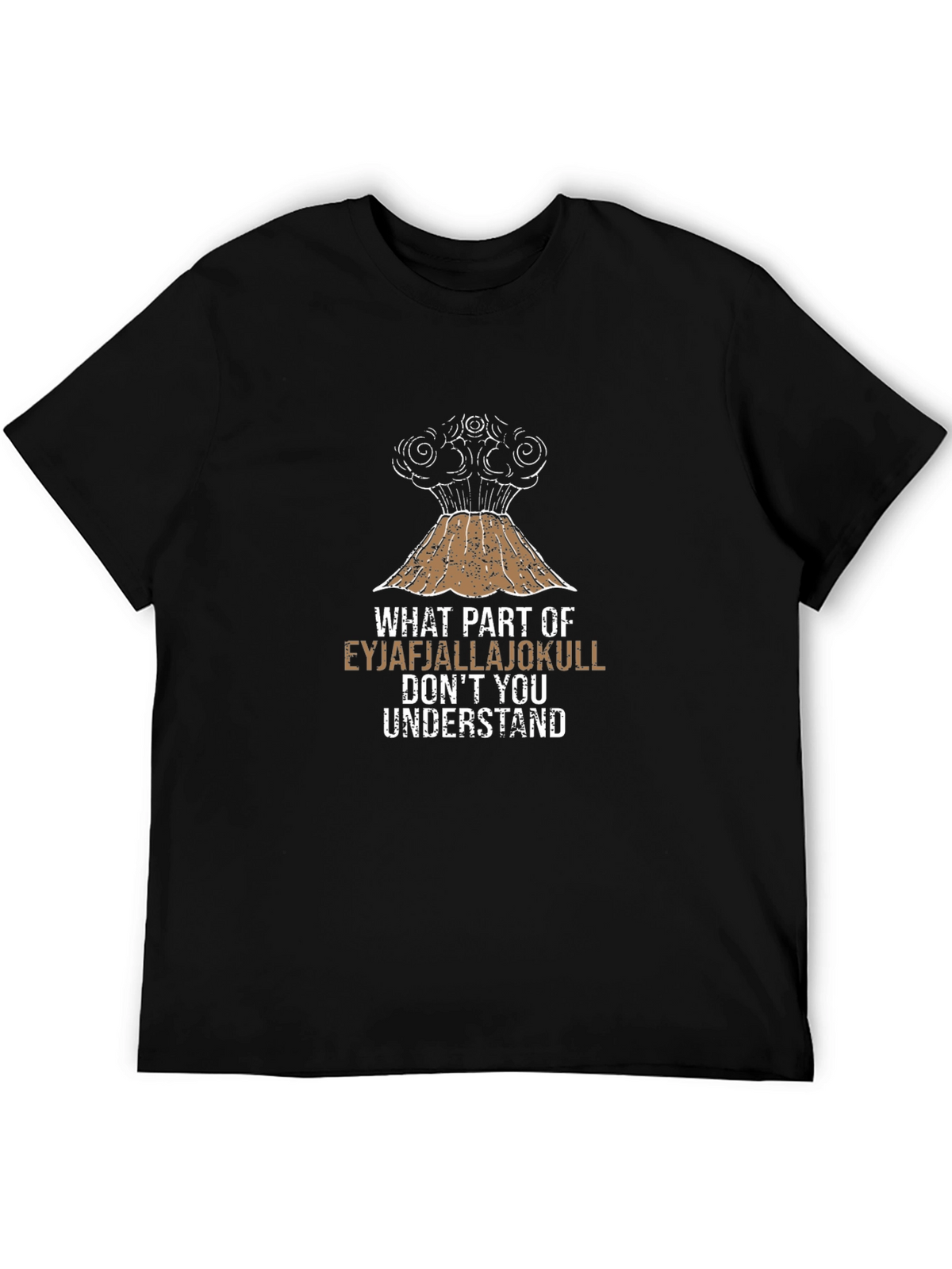 Eyjafjallajökull Volcano Pun T-Shirt - Iceland Humor Tee