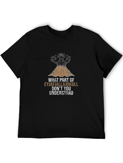 Eyjafjallajökull Volcano Pun T-Shirt - Iceland Humor Tee