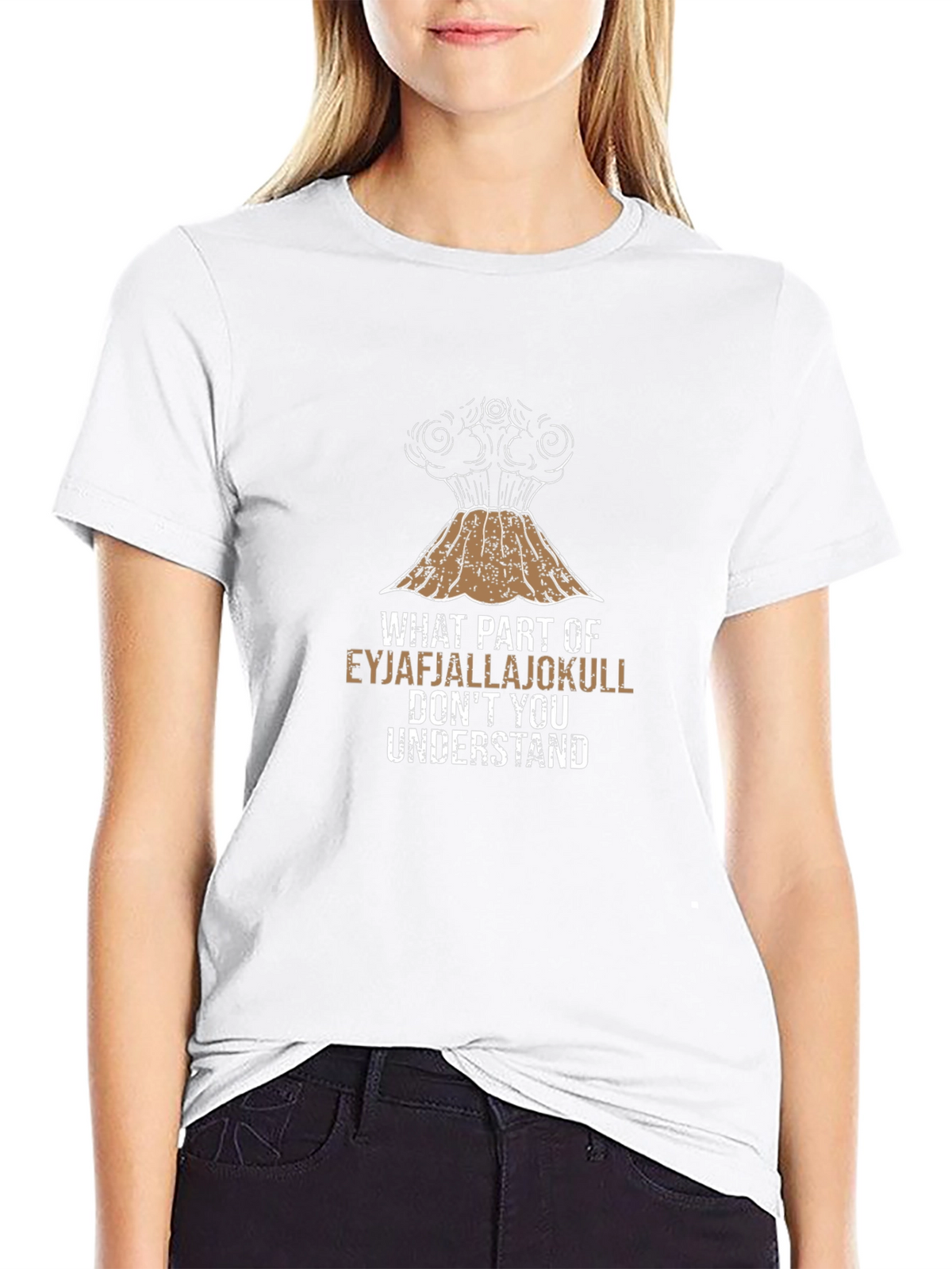 Eyjafjallajökull Volcano Pun T-Shirt - Iceland Humor Tee