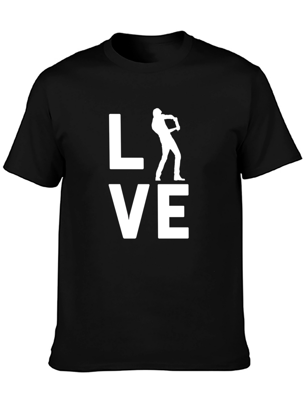 Love Baseball Black T-Shirt