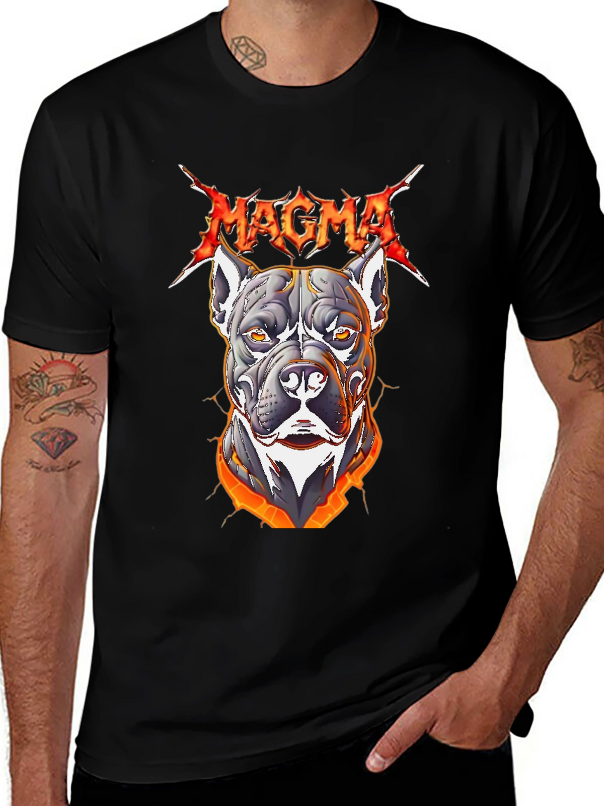 Magma Pitbull Graphic T-Shirt