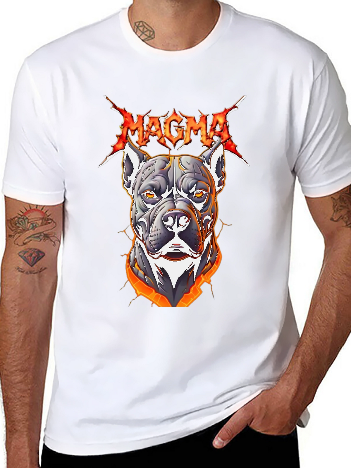 Magma Pitbull Graphic T-Shirt