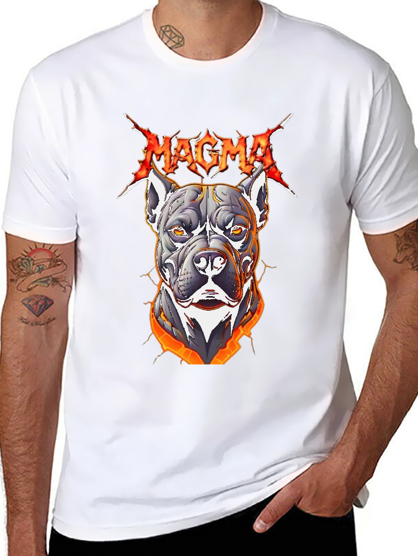 Magma Pitbull Graphic T-Shirt