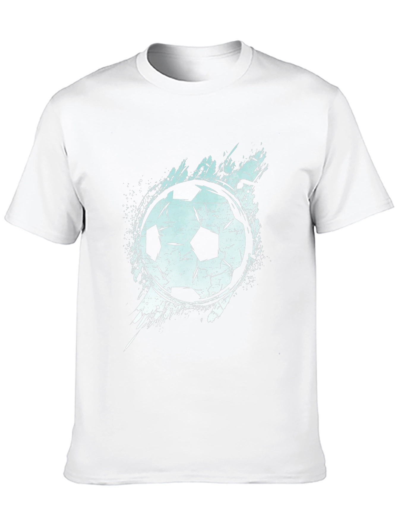 Soccer Ball Graphic T-Shirt - Black