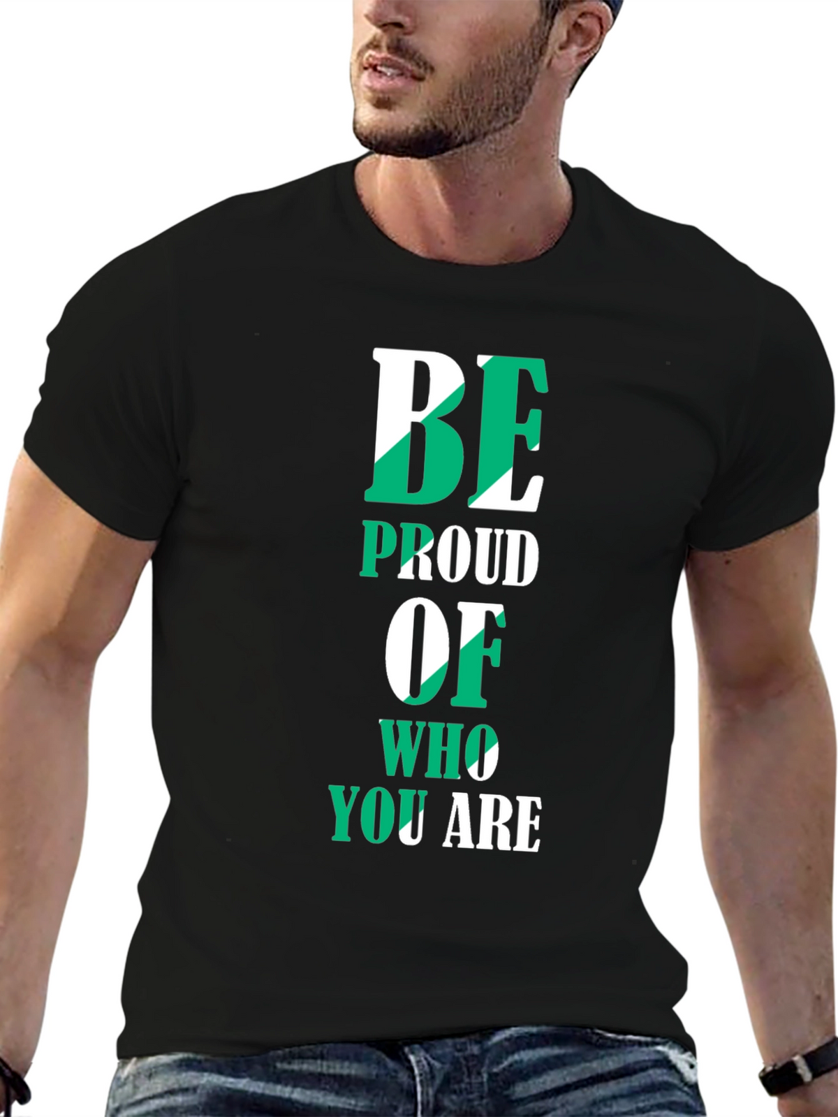Be Proud Nigeria T-Shirt - Black Pride