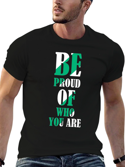 Be Proud Nigeria T-Shirt - Black Pride