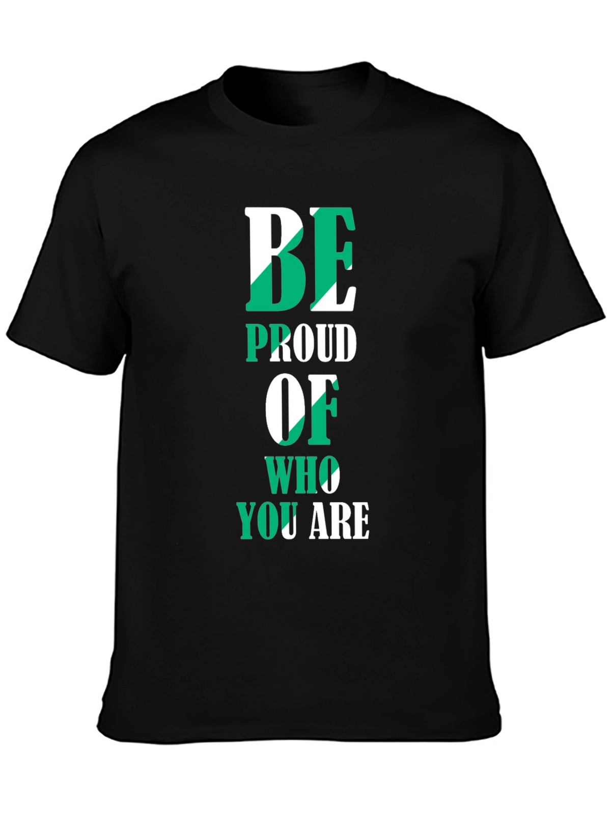 Be Proud Nigeria T-Shirt - Black Pride