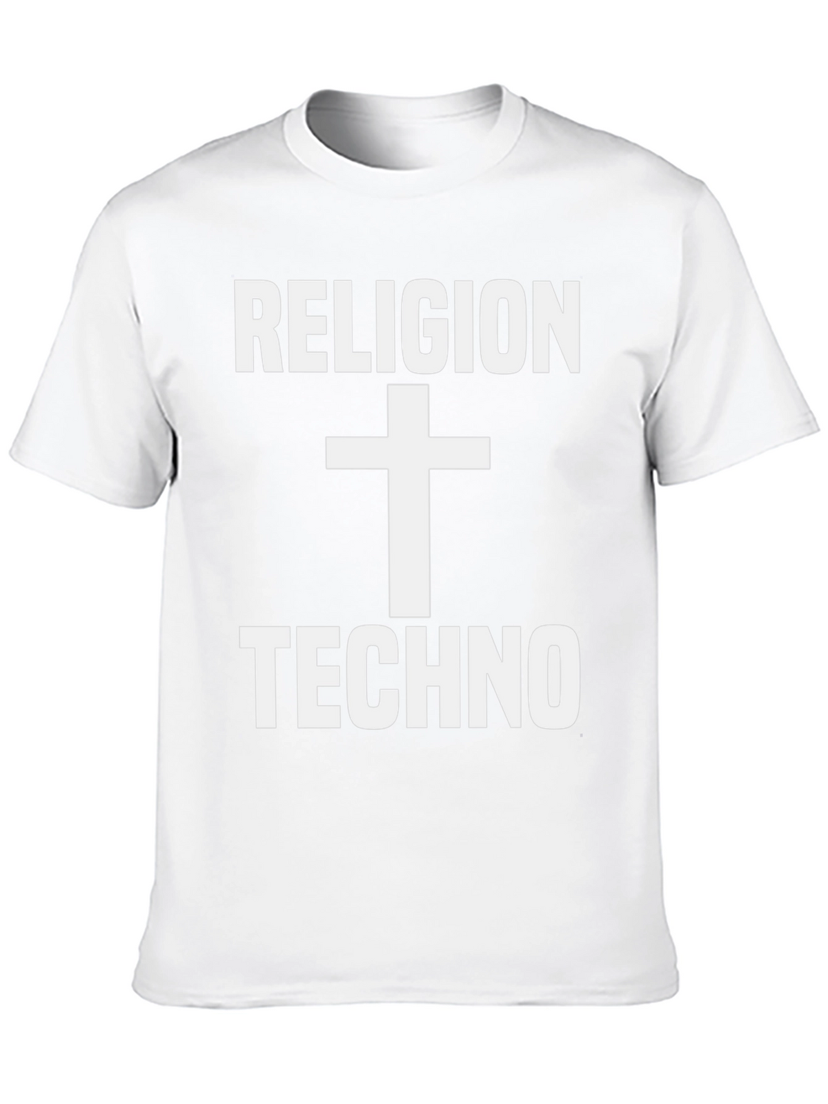 Religion Techno T-Shirt - Black Graphic Tee
