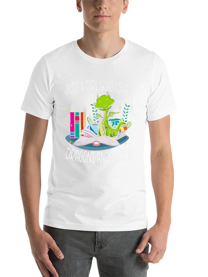 Just A Girl Who Loves Dragons and Books T-Shirt
