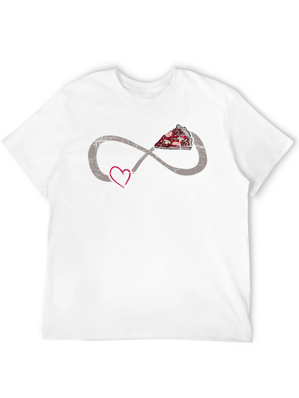 Pizza Infinity Heart T-Shirt