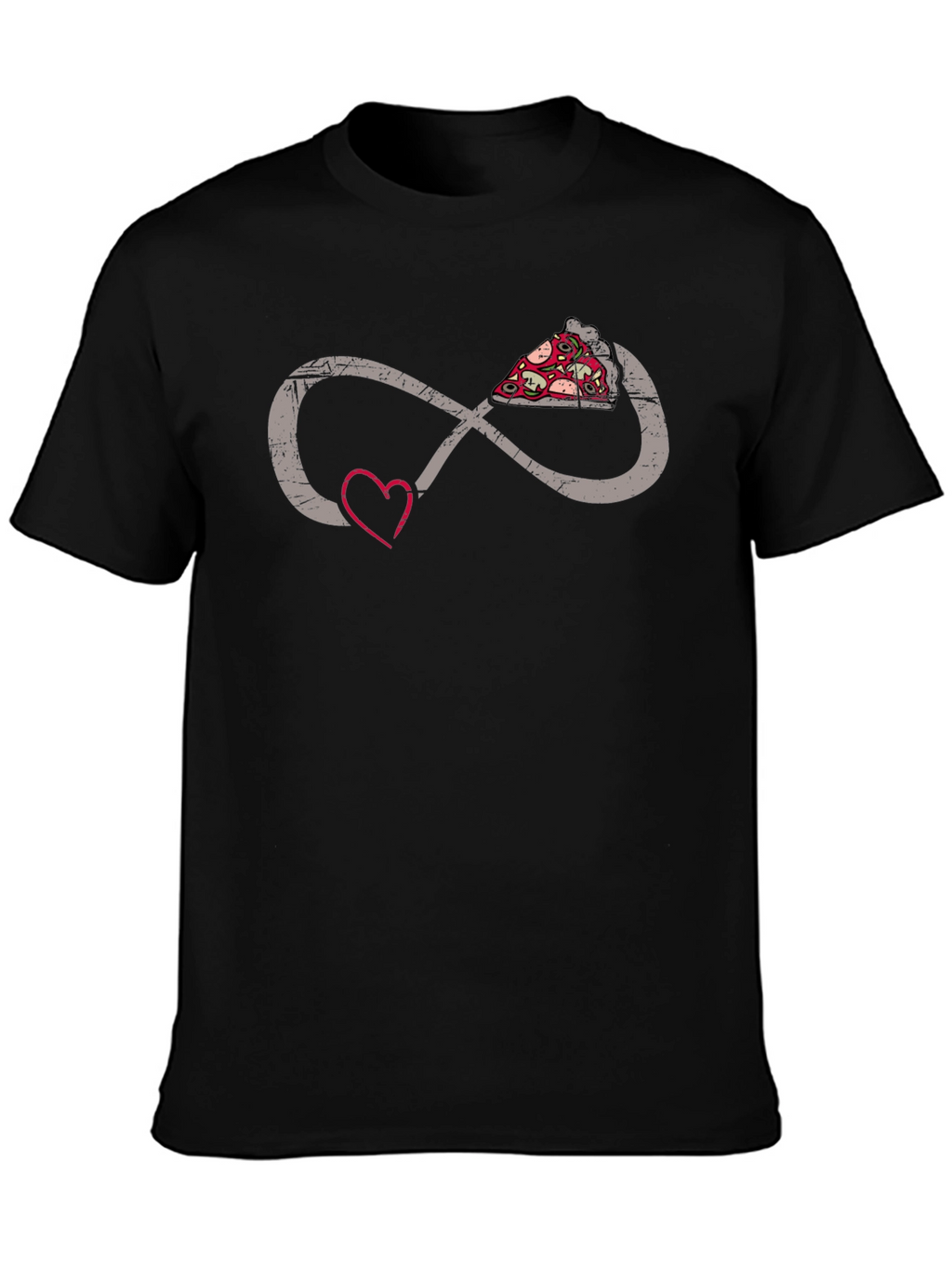Pizza Infinity Heart T-Shirt
