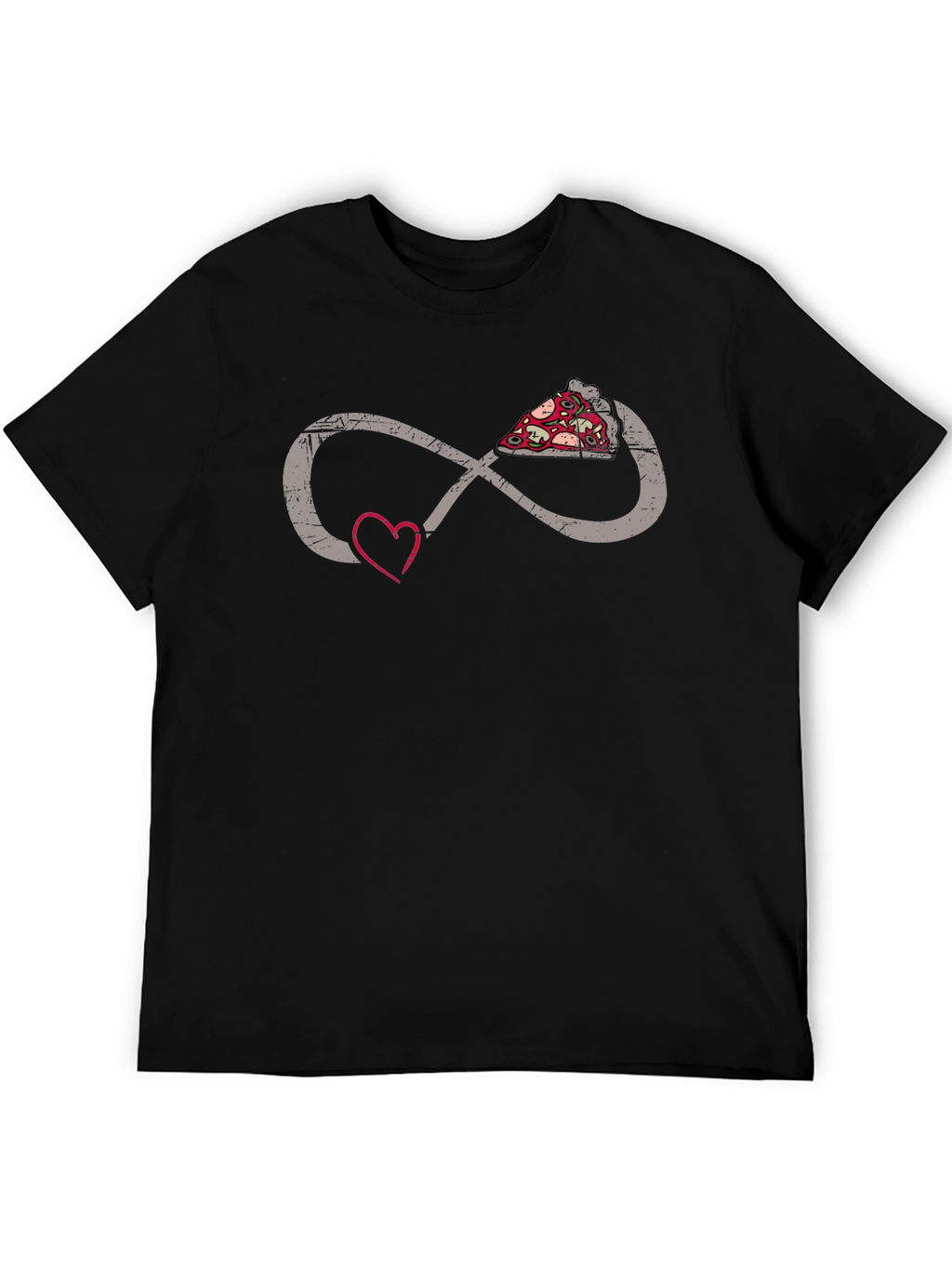 Pizza Infinity Heart T-Shirt