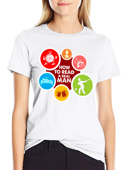 How To Read A Real Man Graphic Tee