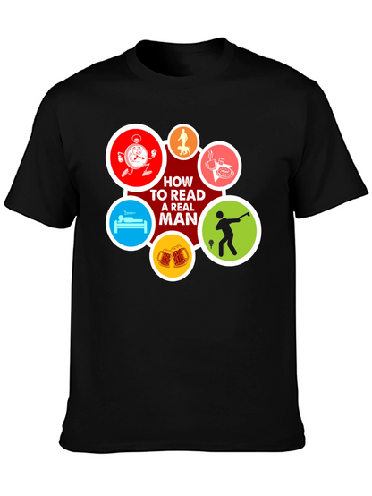 How To Read A Real Man Graphic Tee