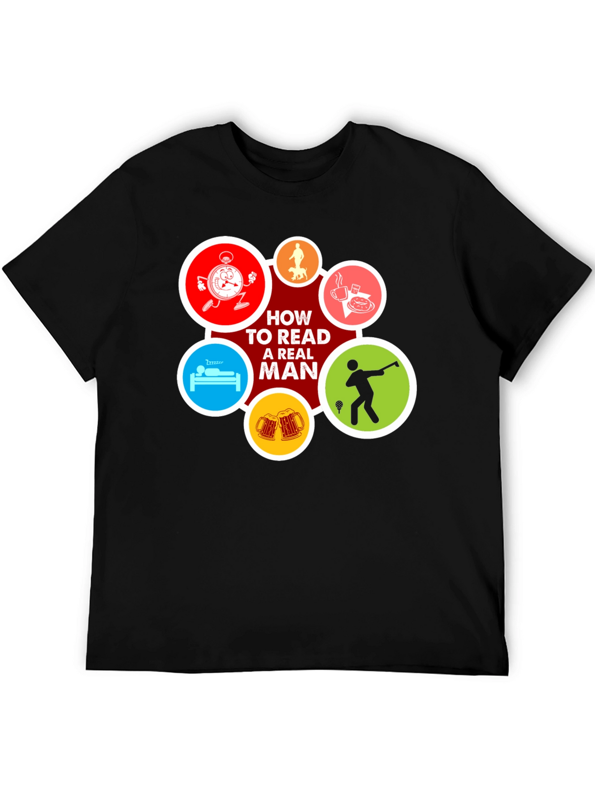 How To Read A Real Man Graphic Tee