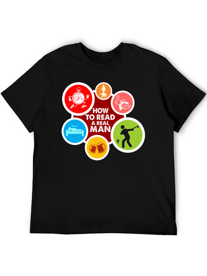 How To Read A Real Man Graphic Tee