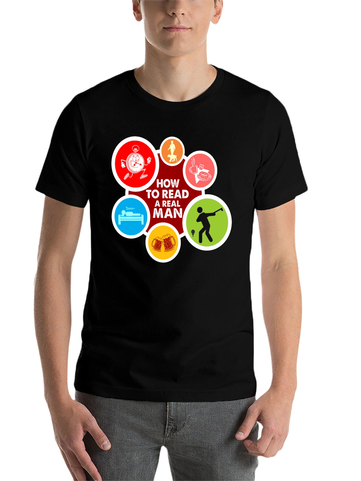 How To Read A Real Man Graphic Tee