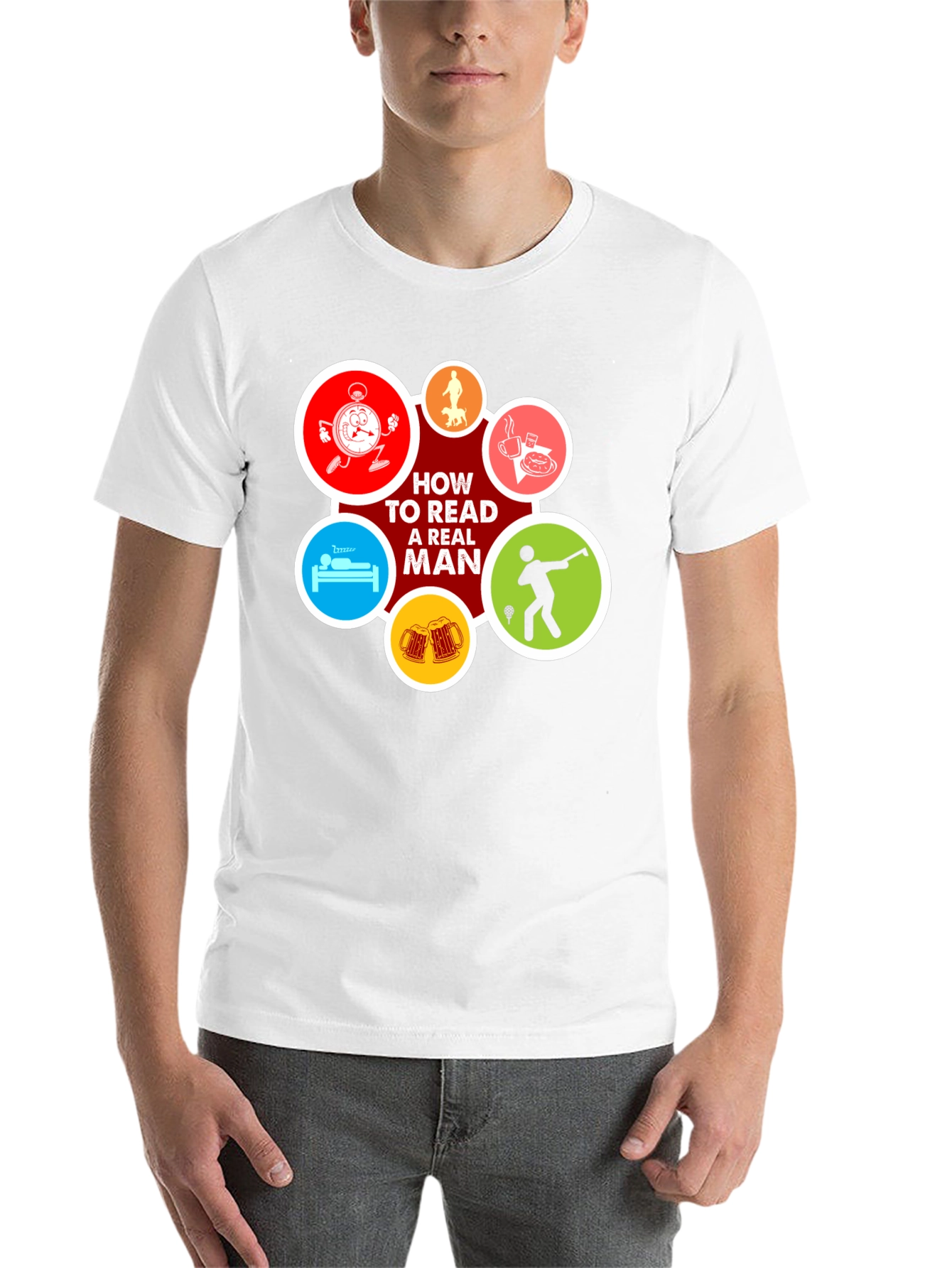 How To Read A Real Man Graphic Tee