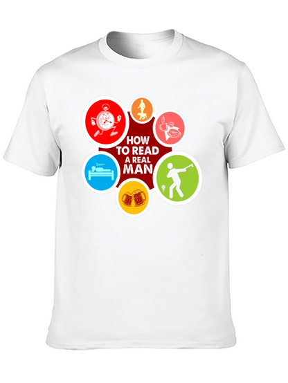 How To Read A Real Man Graphic Tee