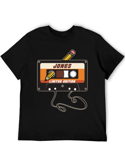 Retro Cassette Tape Pencil T-Shirt