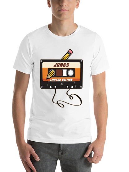 Retro Cassette Tape Pencil T-Shirt
