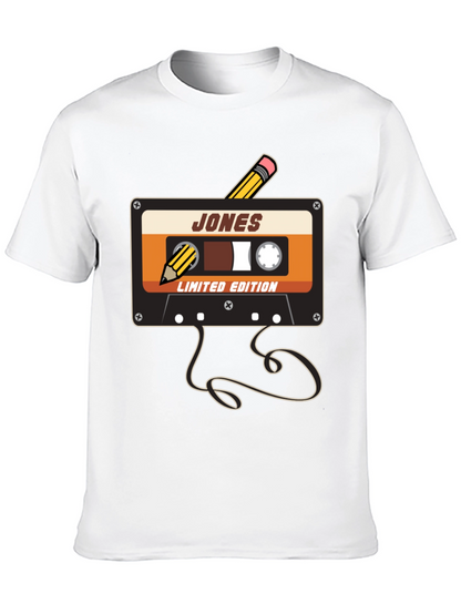 Retro Cassette Tape Pencil T-Shirt