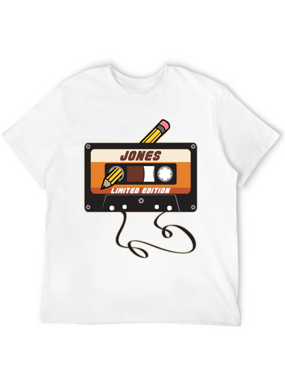 Retro Cassette Tape Pencil T-Shirt