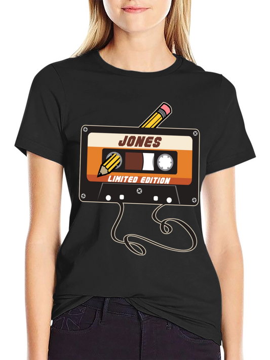 Retro Cassette Tape Pencil T-Shirt