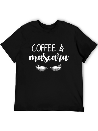 Coffee & Mascara Graphic T-Shirt - Unisex Crew Neck
