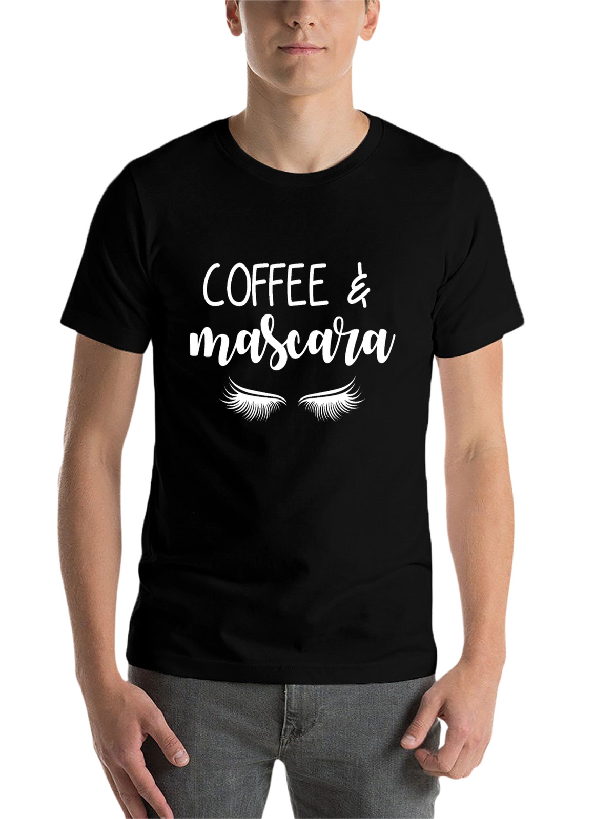 Coffee & Mascara Graphic T-Shirt - Unisex Crew Neck