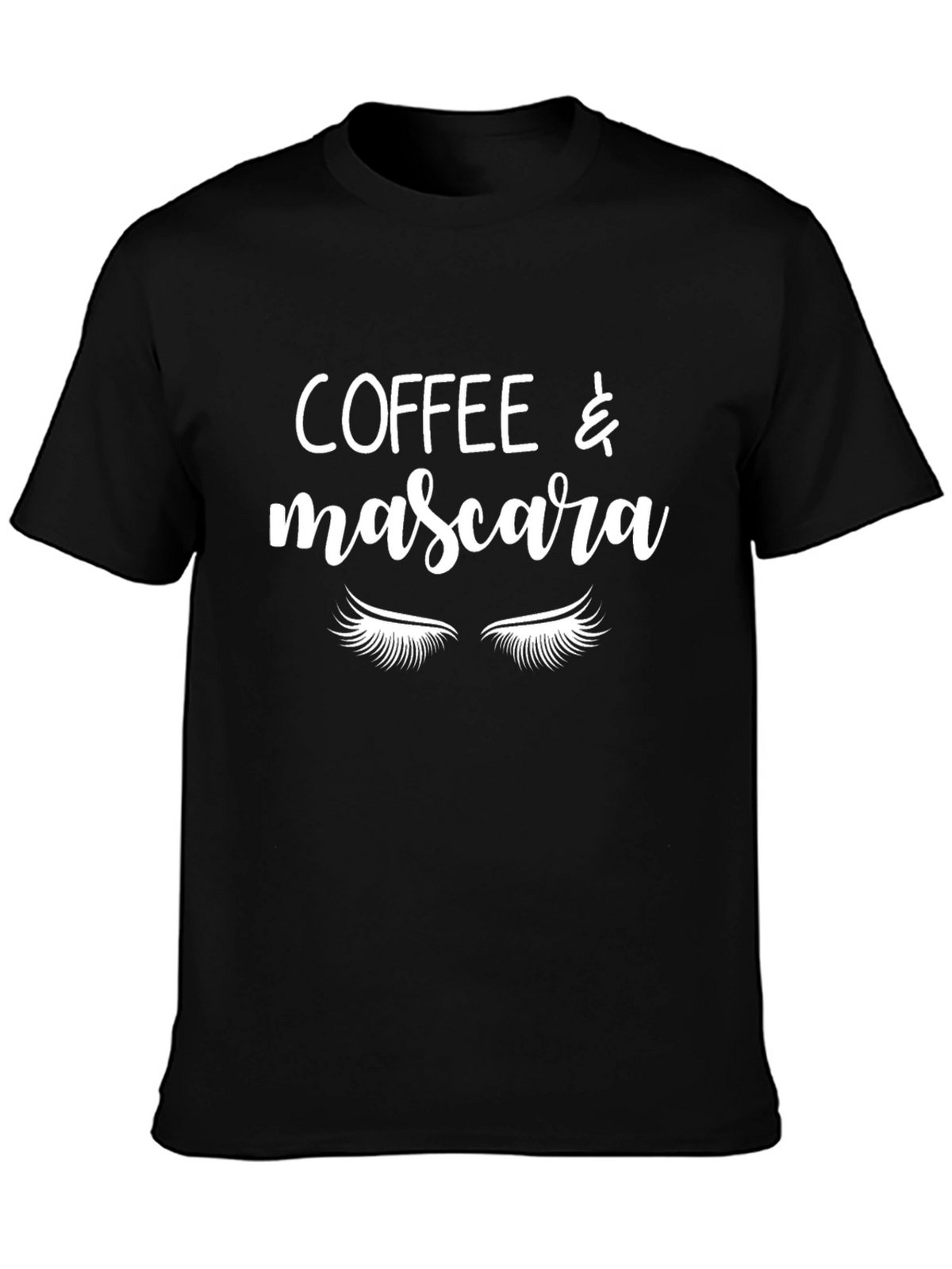 Coffee & Mascara Graphic T-Shirt - Unisex Crew Neck
