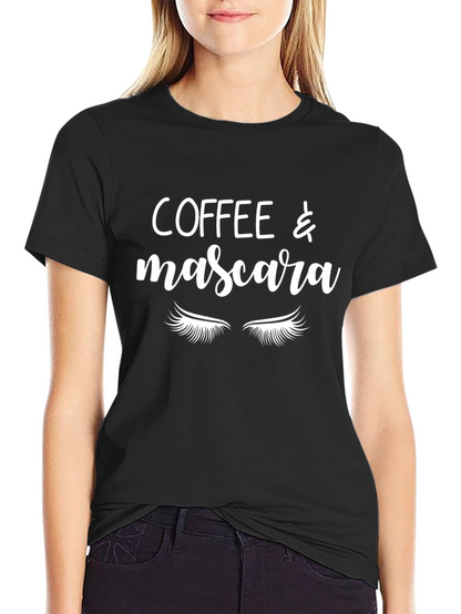 Coffee & Mascara Graphic T-Shirt - Unisex Crew Neck