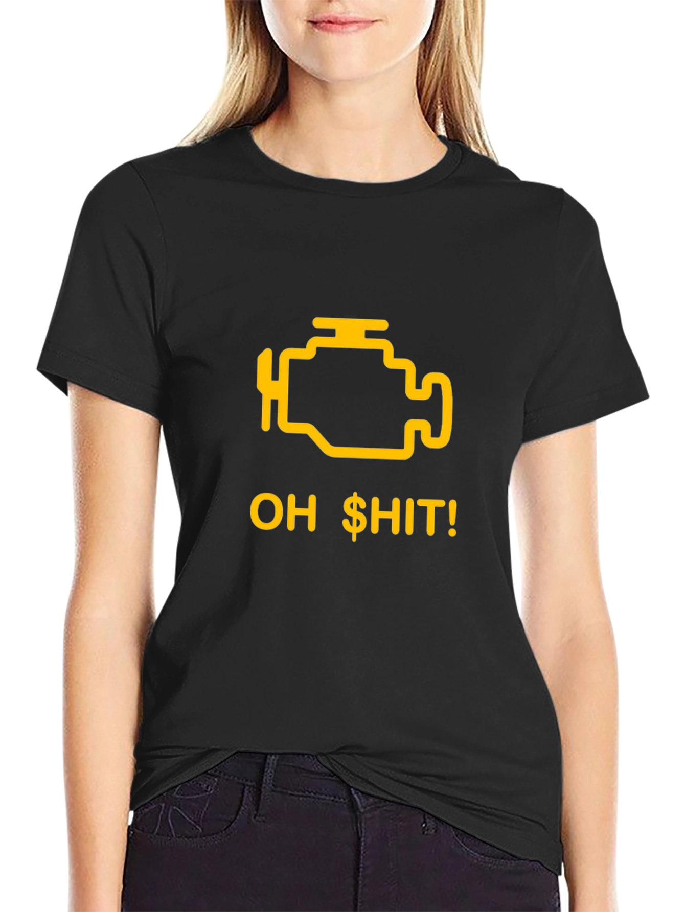 Check Engine Funny Graphic T-Shirt