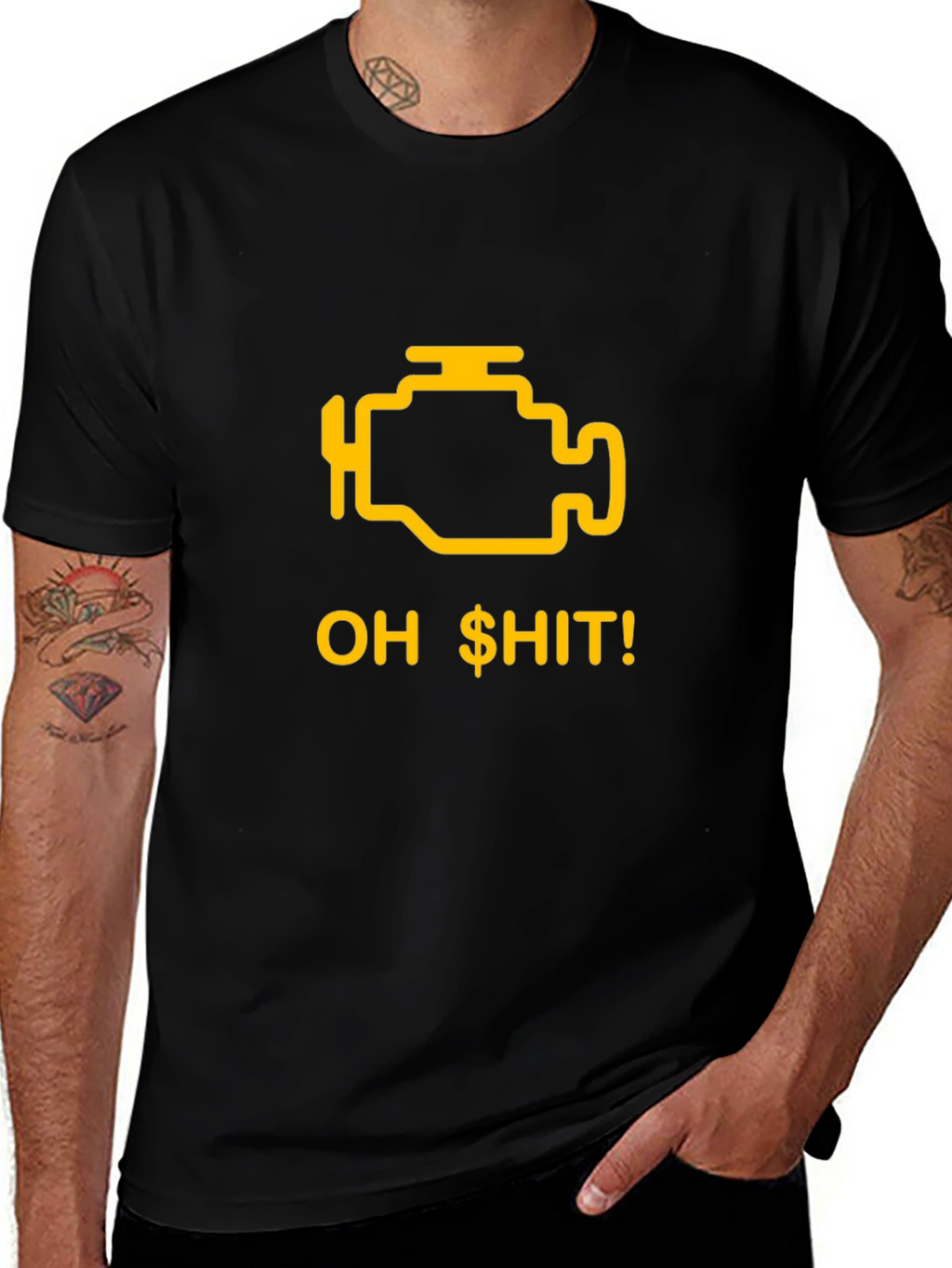 Check Engine Funny Graphic T-Shirt