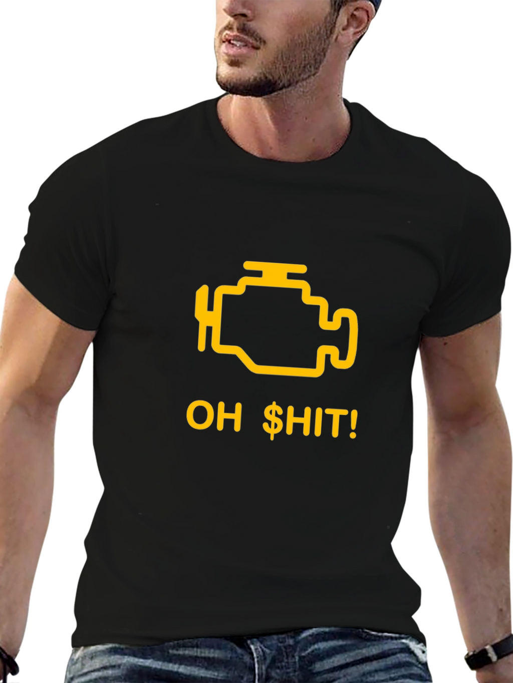 Check Engine Funny Graphic T-Shirt