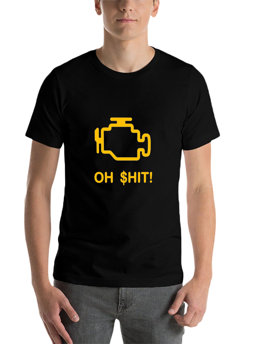 Check Engine Funny Graphic T-Shirt
