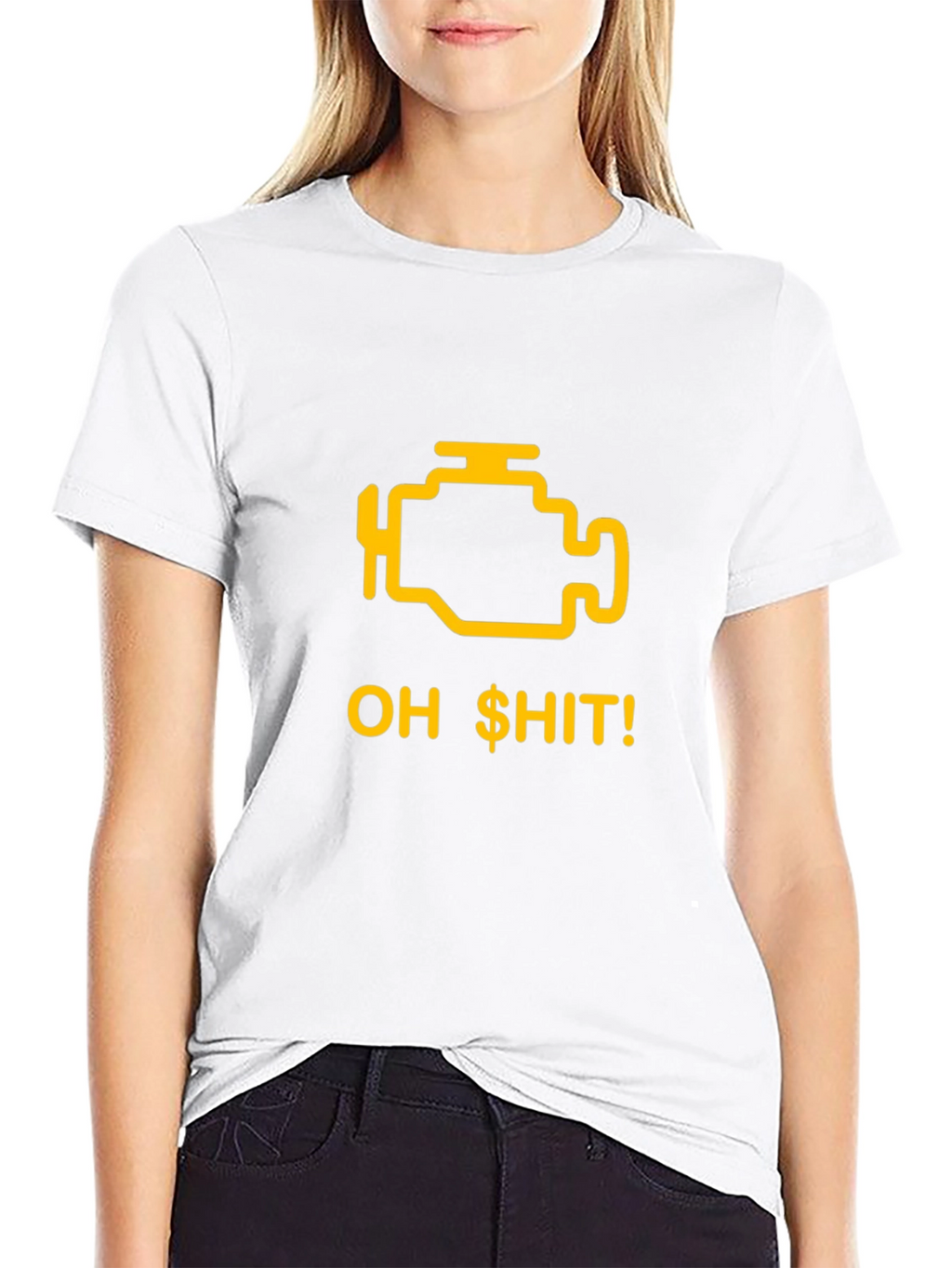 Check Engine Funny Graphic T-Shirt