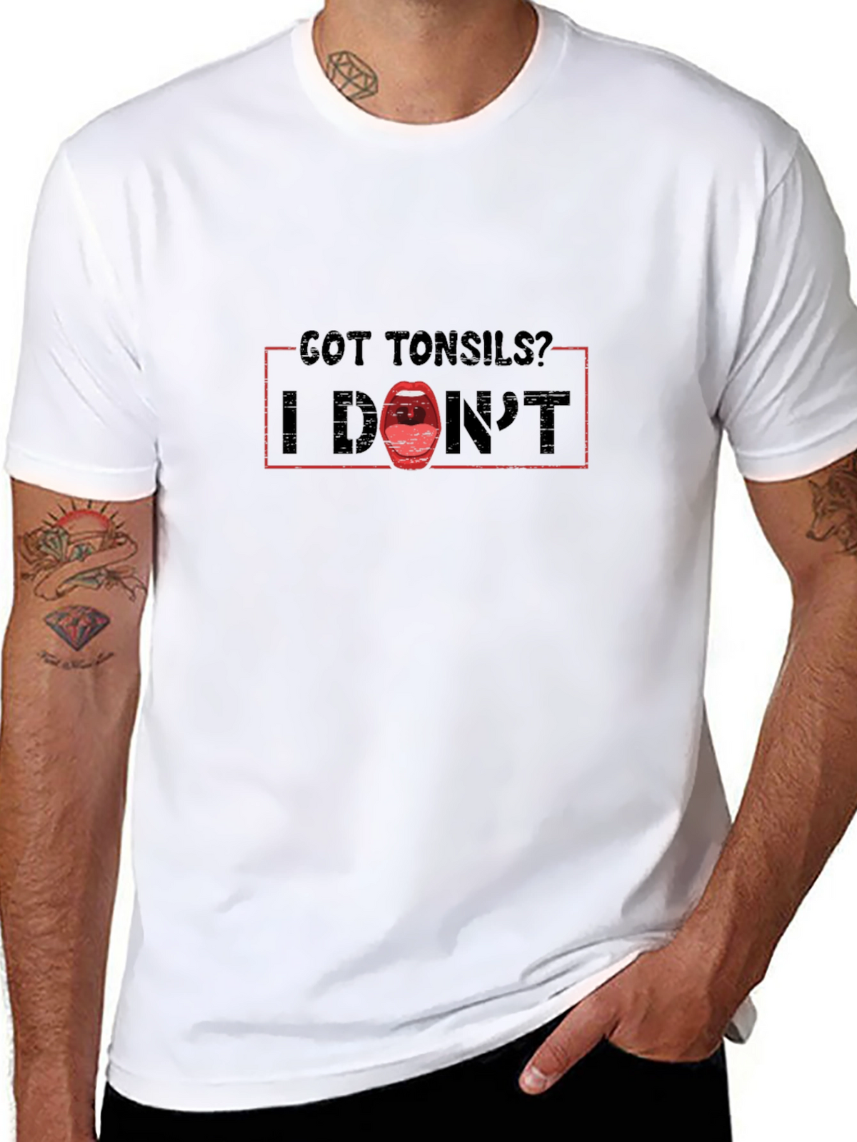 Got Tonsils? Funny Anatomy Humor T-Shirt