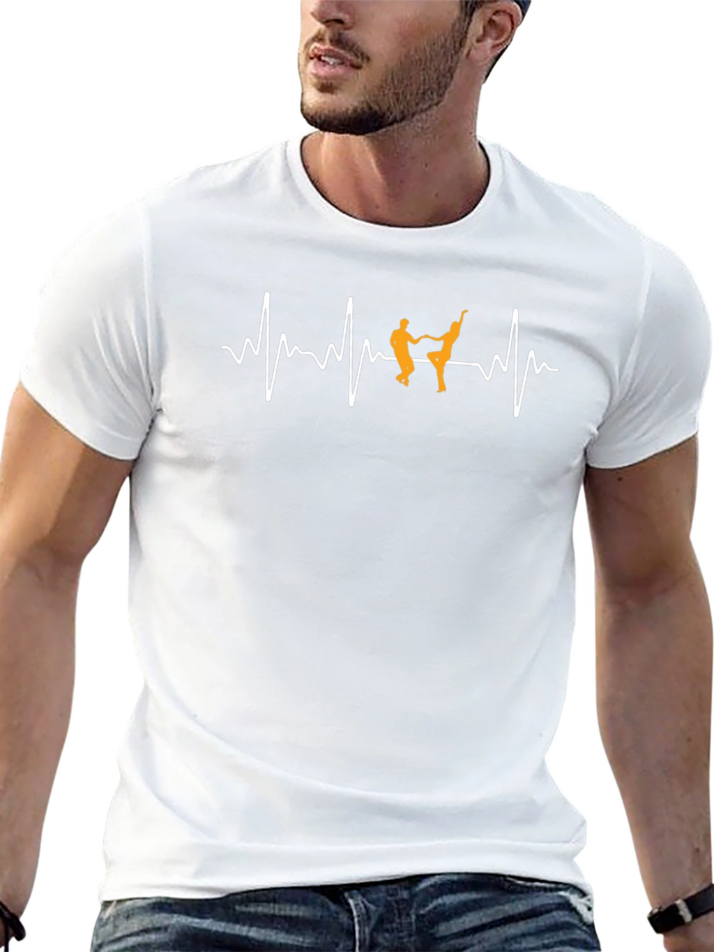 Dance Heartbeat T-Shirt - Black Graphic Tee