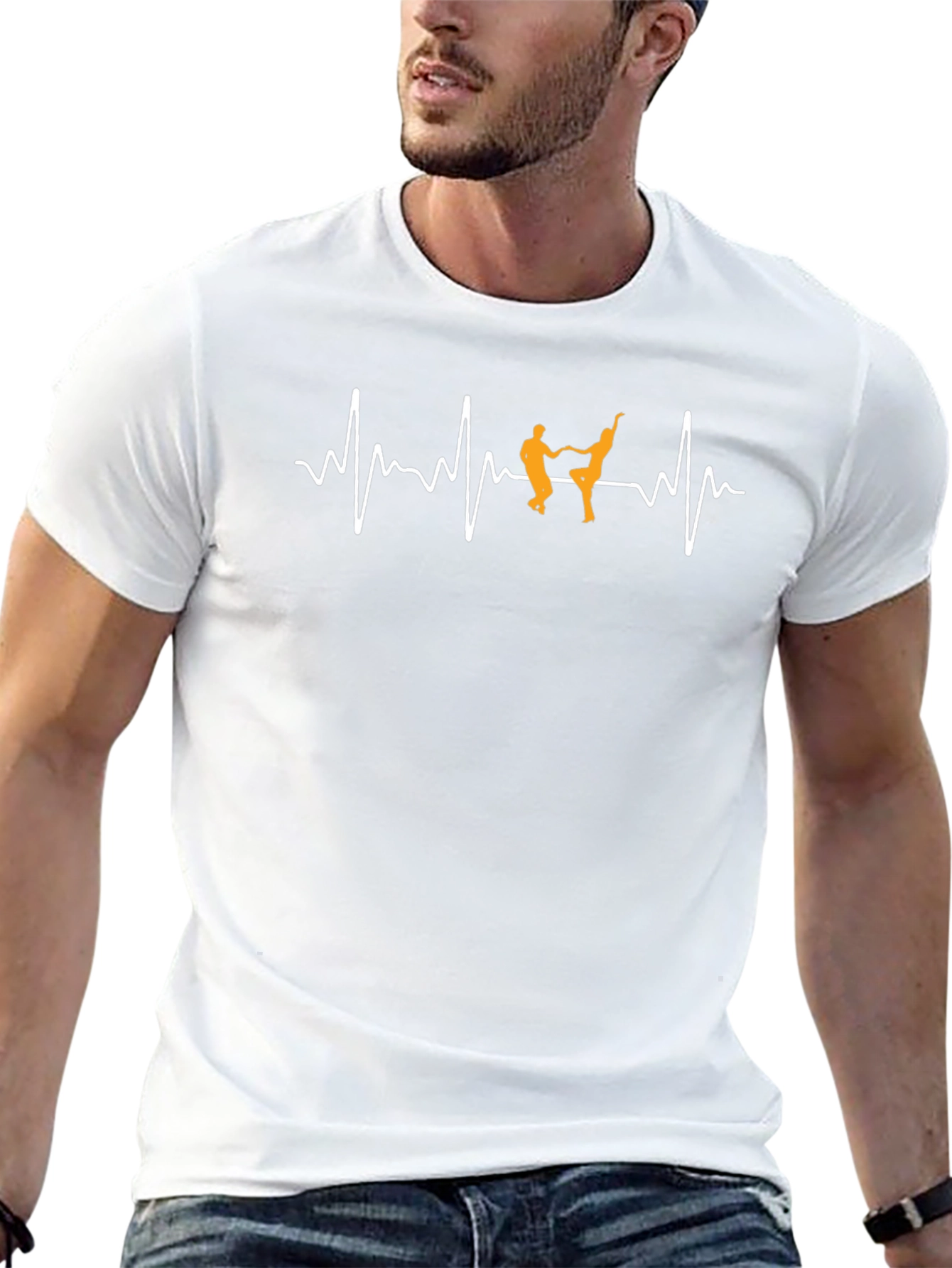 Dance Heartbeat T-Shirt - Black Graphic Tee